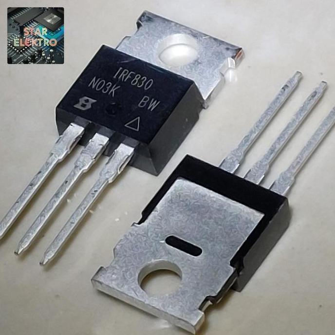 2 BUAH 2PCS IRF830 TO-220 IRF830PBF IRF 830 VISHAY MOSFET 4,5A 500V N-CHANNEL IR F830 TRANSISTOR FET