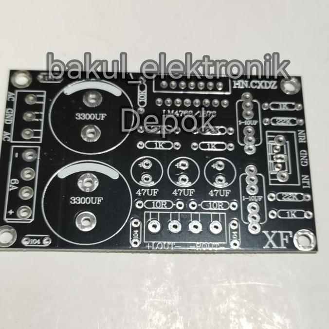 Gerr- Pcb Chip Amplifier Lm1876 /Lm4766T
