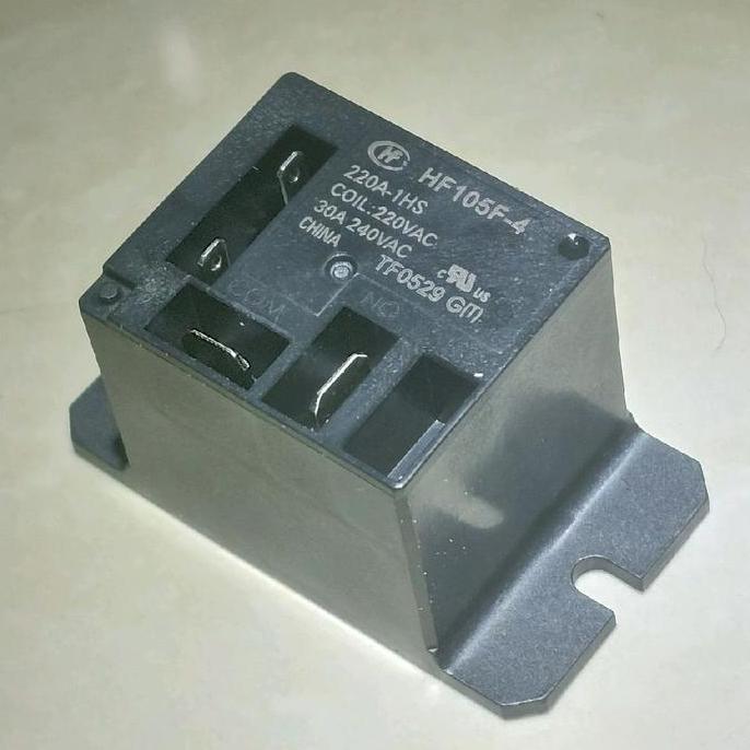 RELAY HF 105F-4 220V 220VOLT JQX-105F-4 COIL 220 VOLT AC HF105F-4 220A-1HS 220VAC SE27