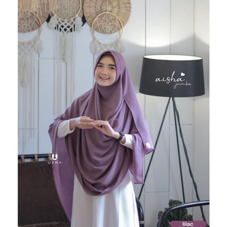Flash Sale Aisha Instan Size Jumbo Ori Uzma Hijab (Pasmina Instan / Pastan)