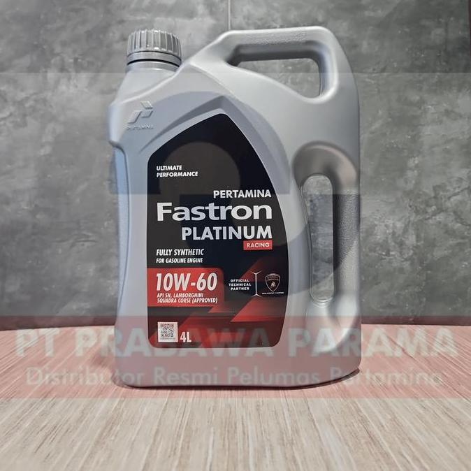 Pertamina Fastron Platinum Racing 10w-60 4 Liter/1 Galon - Oli Mobil