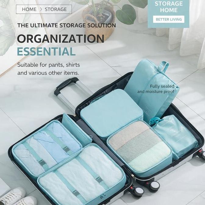 CV WALTER Tas Travel 7 in 1 Bag Organizer Storage Bag Luggage Packing Koper Serbaguna HM1137