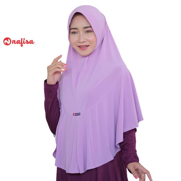Nafisa Lynda | Jilbab Instan Stella | Hijab Bergo Syar'i - Merah Cabe