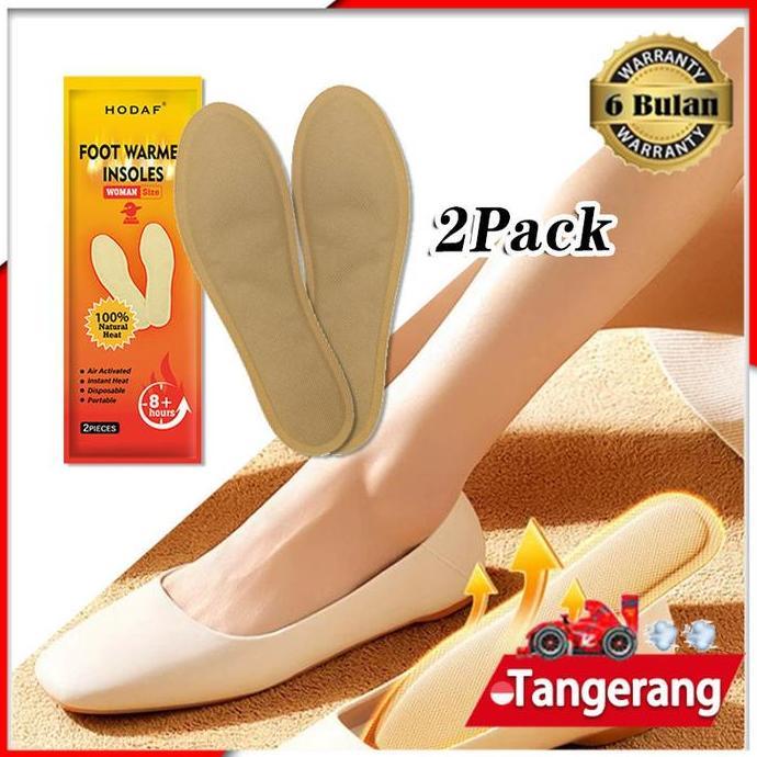 DITSY 2pack Insole Foot Warmer Heat Pack Wanita Pria Heat Pack Musim Dingin Hiking Camping Gunung