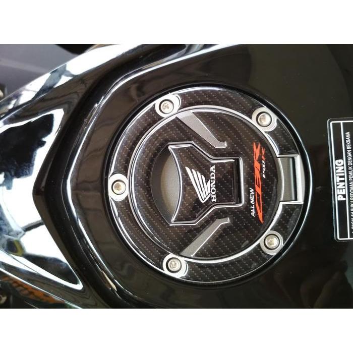 Tank Pad Set Honda Cbr 150 New Facelift Fuelpad Keypad Segitiga Carbon Original Dan Terpercaya
