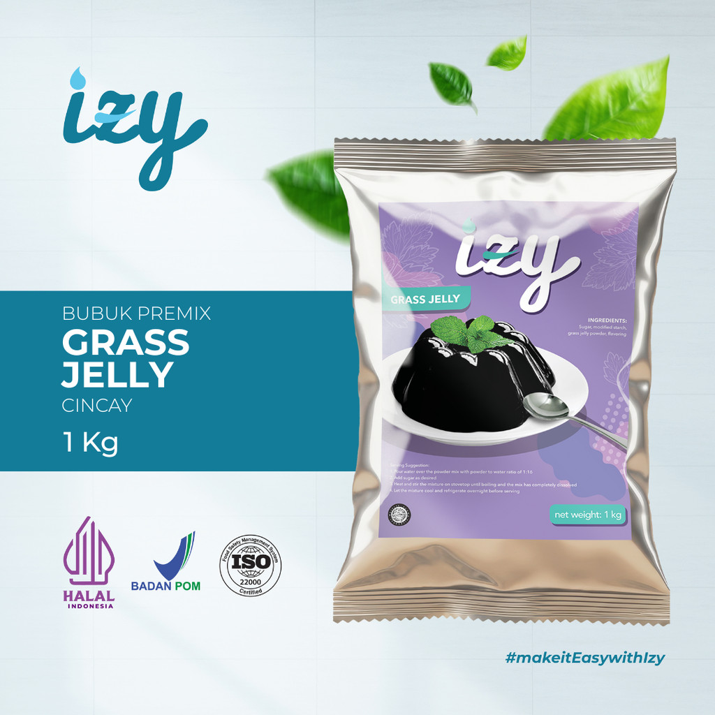 Izy Premix Powder Grass Jelly 1 Kg