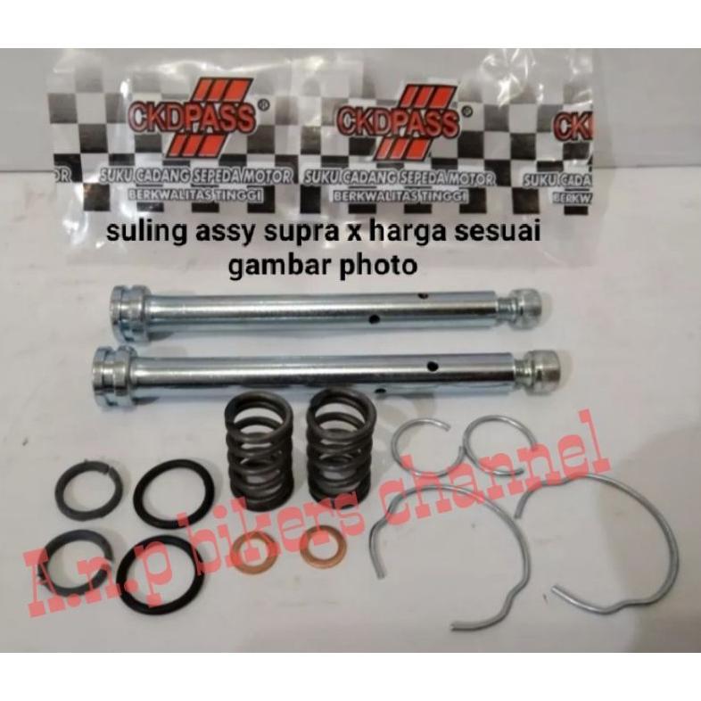 suling shock depan assy honda supra-supra x-beat-bwat esp-beat street-vario-genio