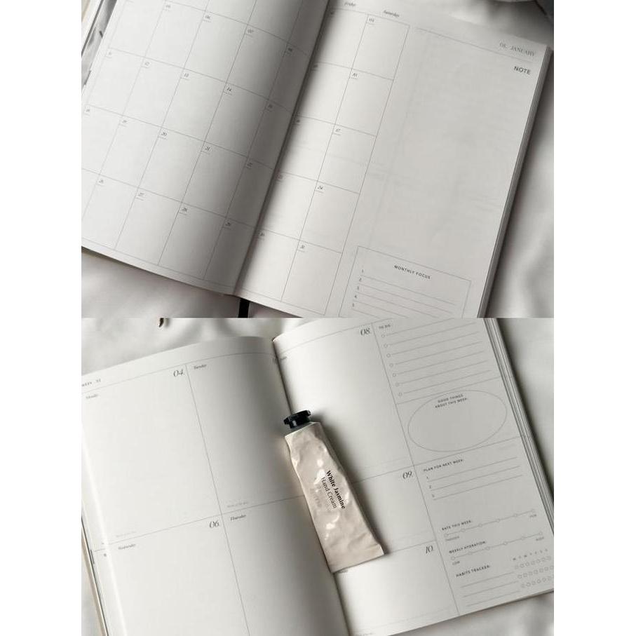Book- Buku Agenda / Buku Catatan Not / Journal Book Planner / Planner Book / Annual Planner 26