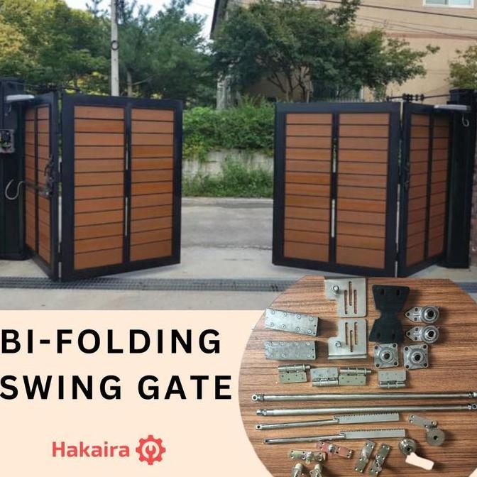 Folding sling gate - mesin otomatis pagar lipat - surabaya