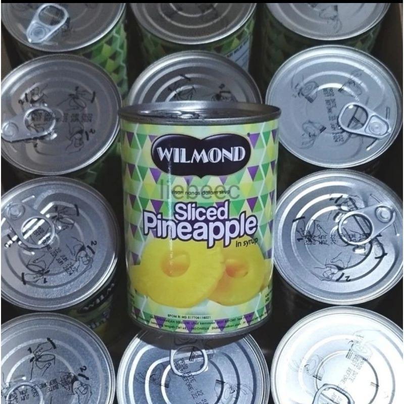 Wilmond Sliced Pineapple 567G / Irisan Nanas Kaleng Buah Nanas Kaleng