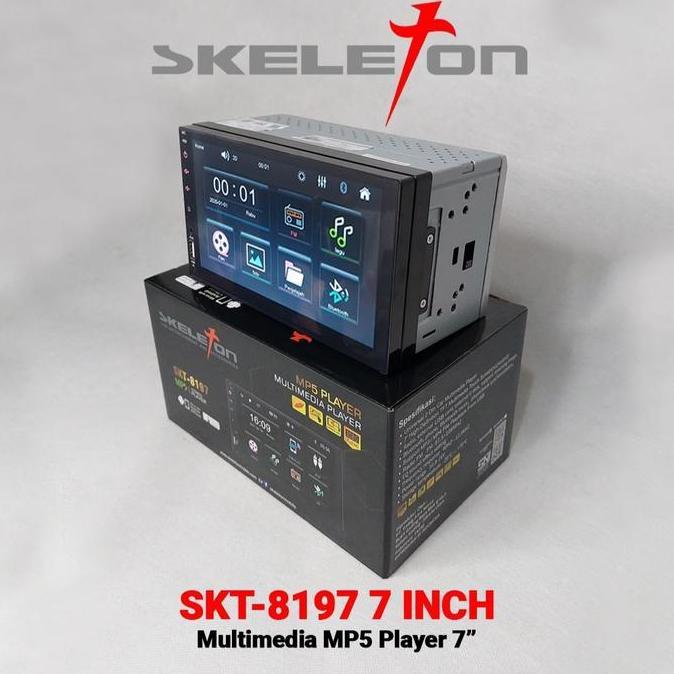 Promo Skeleton Double Din 7inch MP5 SKT-8197 Universal Diskon