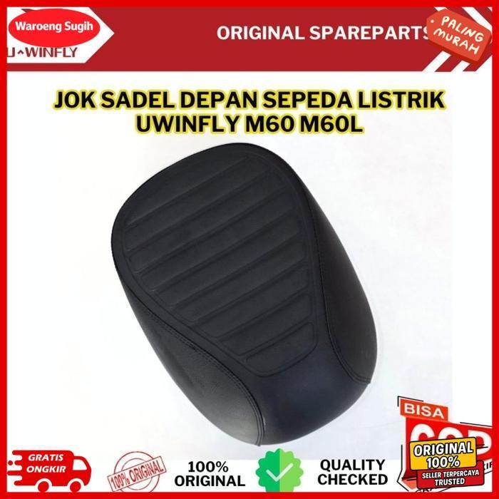 Jok Sadel Depan Sepeda Listrik Uwinfly M60 M60L Original