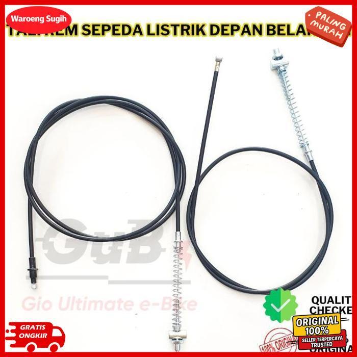 Kabel Rem Sepeda Listrik Original Depan Belakang / Tali Rem Sepeda Listrik Ebike / Seling Rem Sepeda
