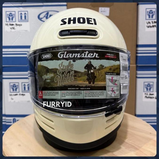 HELM FULL FACE SHOEI GLAMSTER OFF WHITE