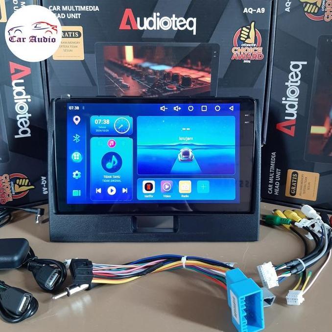 Promo HEAD UNIT ANDROID WAGON / KARIMUN WAGON R ANDROID 9 INCH AUDIOTEQ 2/64 GB INCELL BLACK SCREEN 