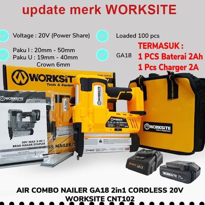 MAZITOV mesin paku tembak batre / cordless nail gun / nailer / staples