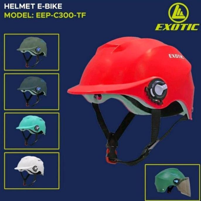 Helm Helmet Exotic Eep-C300-Tf E Bike Sepeda Listrik