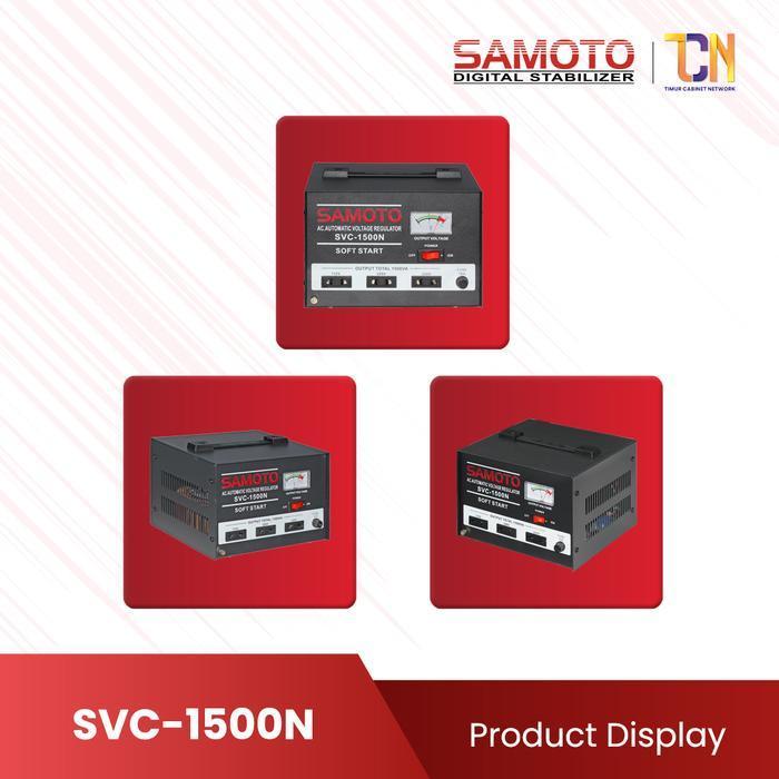 STABILIZER SERVOMOTOR 1500N 1500VA PC KOMPUTER ELEKTRONIK AUTO VOLT ORIGINAL DAN TERPERCAYA
