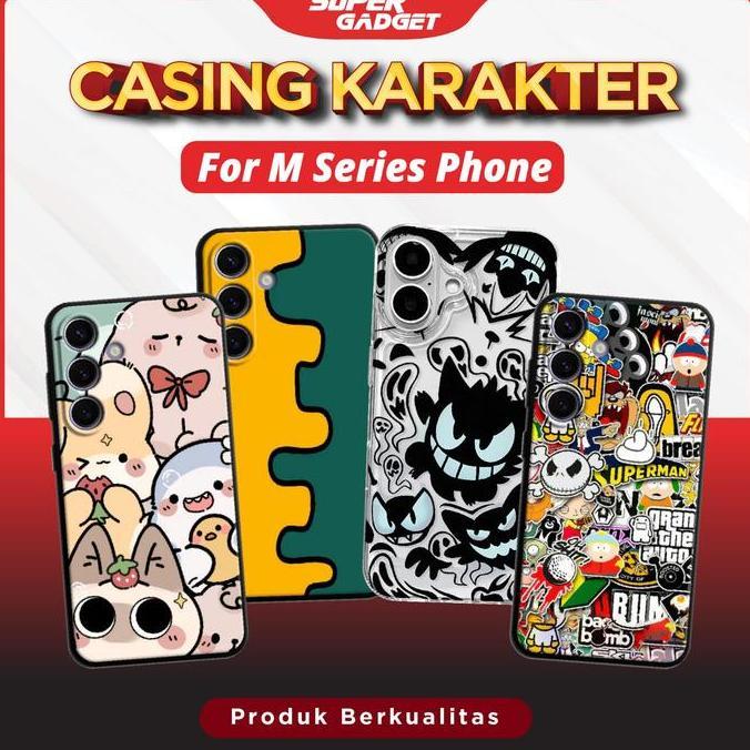 Allthebest- Case Karakter Samsung M12 M23 M33 M53 Casing Softcase