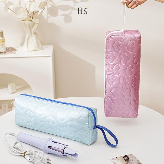 ELSA Pouch tas pengering rambut puffy love aesthetic muat banyak / Pouch Hairdryer custom KJ1734
