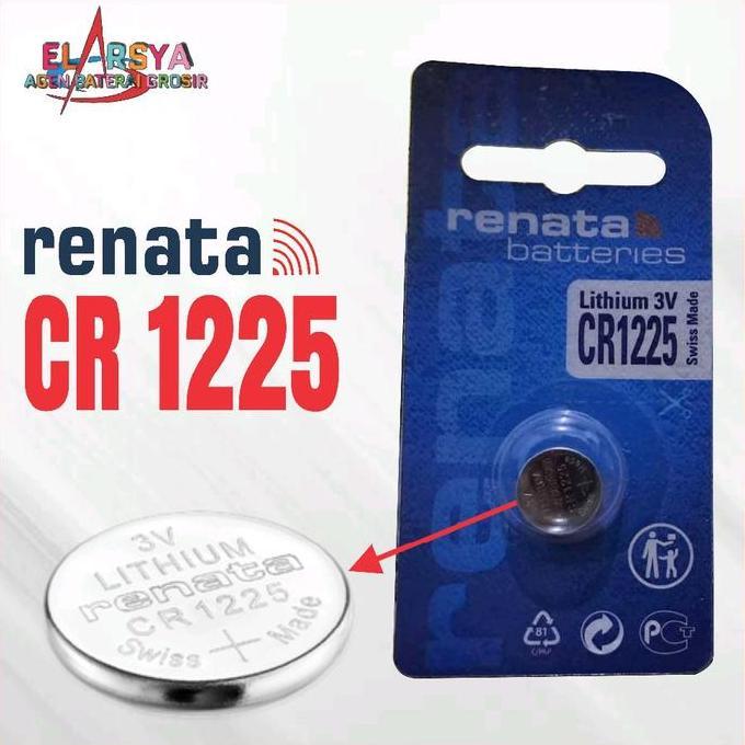 Home- Baterai Renata Cr1225 Lithium Battery 3V Batrai Cr 1225