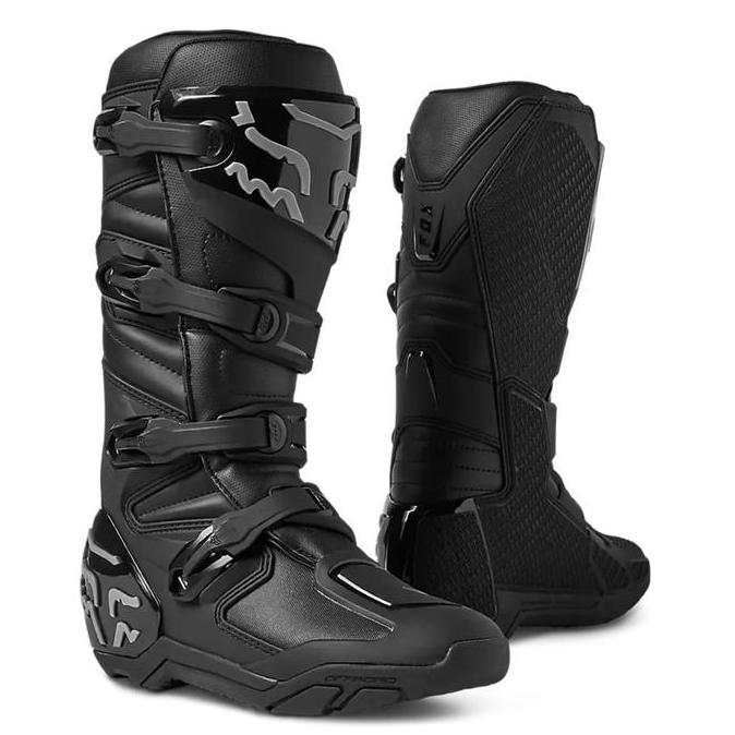 Boots FOX Comp X Black Sepatu Boots FOX Comp X Hitam Cross Trail Original