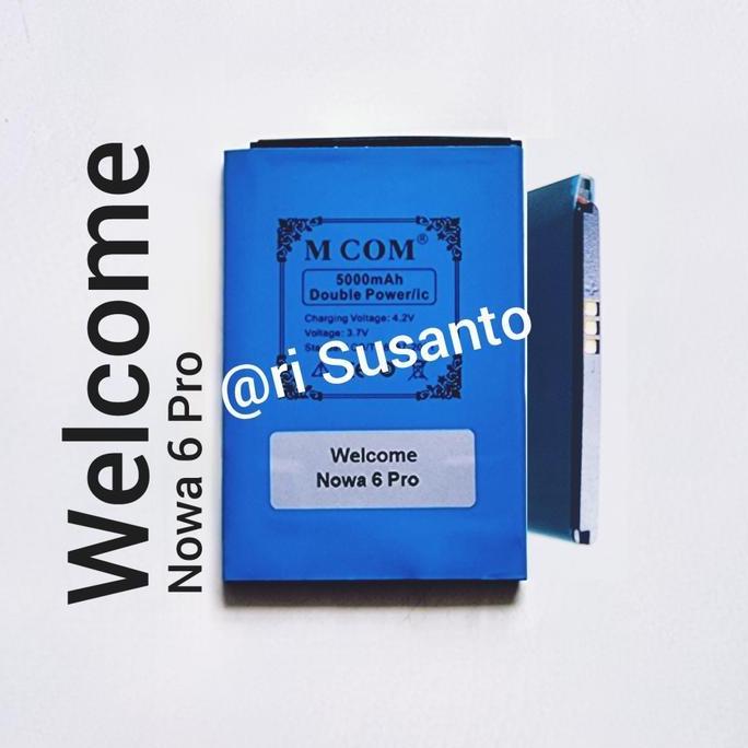 Baterai MCOM for Nowa 6 Pro Double Power 5000mAh