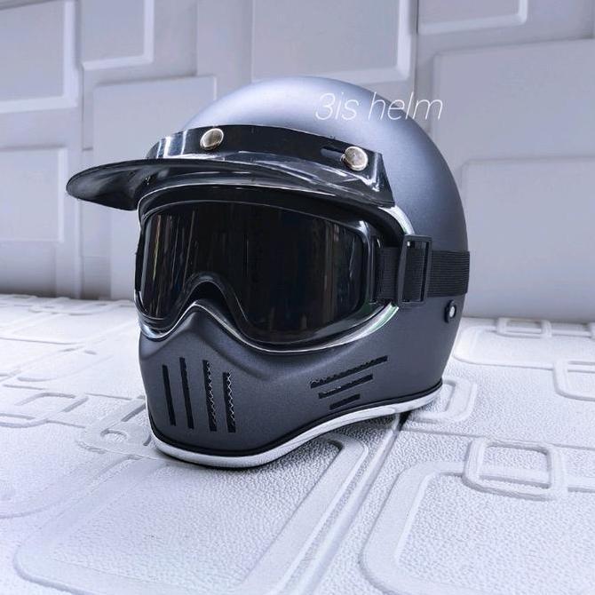 HELM CAKIL CUSTOM M30 CLASSIC RETRO