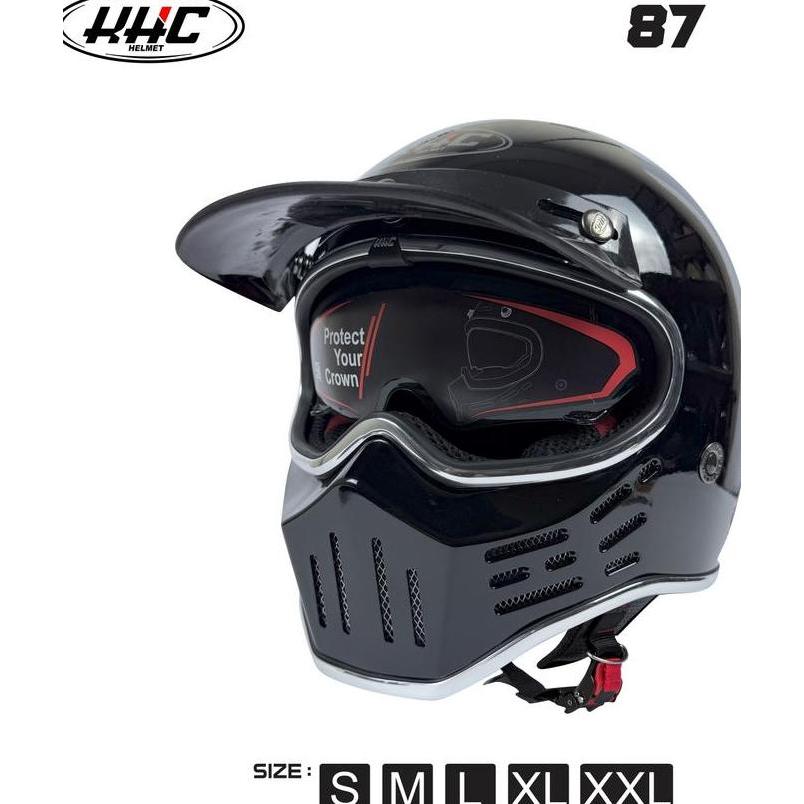 Helm KHC M30 Cakil Cakil Full Face SNI Retro Vintage
