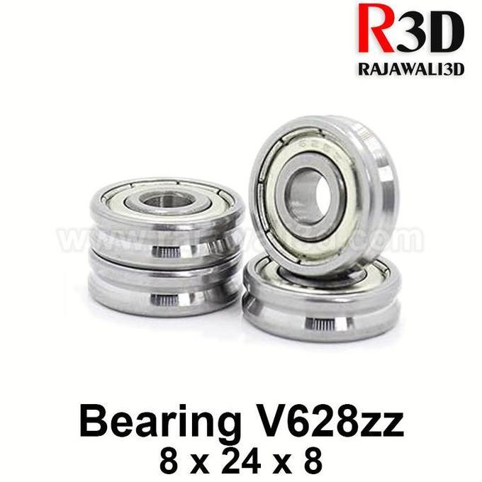 V628Zz V 628Zz V Groove Ball Bearing Wheel Ball Bearing 8 X 24 X 8