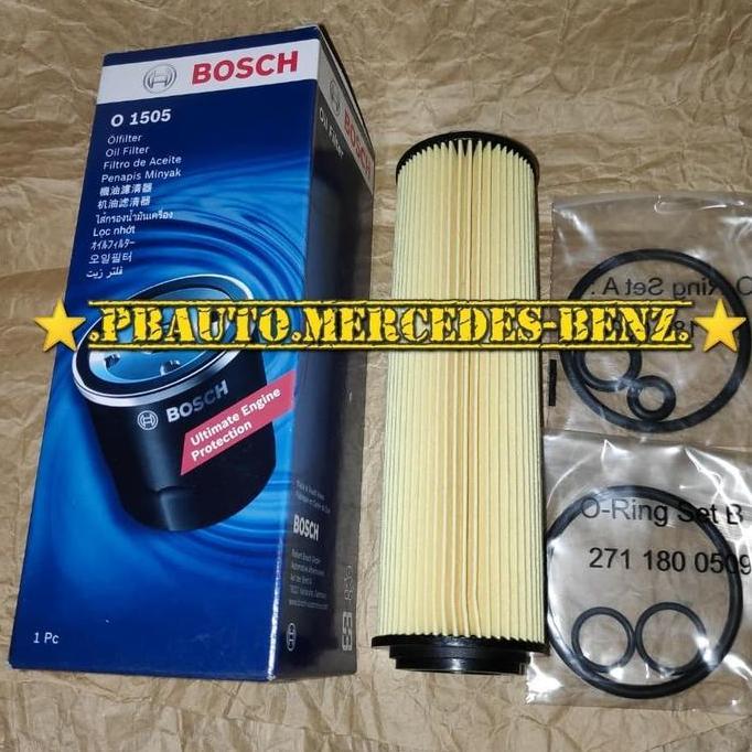 Cars- Filter Oli M271 W203 W211 (Kompressor) Bosch Mercedes Benz Merk Bosch