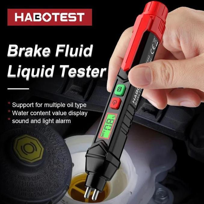HT662 Car Brake Fluid Moisture Detector Oil Measuring Tester Instrument Multi-functions professional