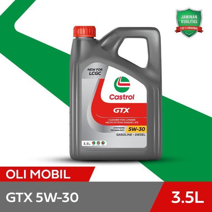 Oli Mesin Mobil Castrol Gtx 5W-30 (3.5L)