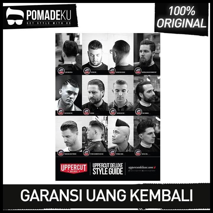 Terlaris Uppercut Deluxe Styling Guide Poster Original