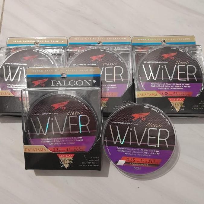 Senar Benang Tali Pancing Falcon WIVER 150 Meter / GALATAMA Kuat Terla Umpan