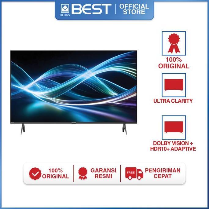 Allthebest- SMART TV SHARP4TC43HJ6000I 43 INCH. LED UHD SMART TV. DOLBY ATMOS AUDIO