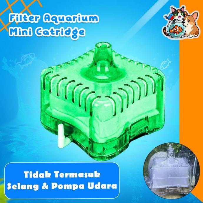 Filter Aquarium Bongkar Pasang Penyaring Air Aquascape Filter Internal Aquarium Carbon Aktif Filter 
