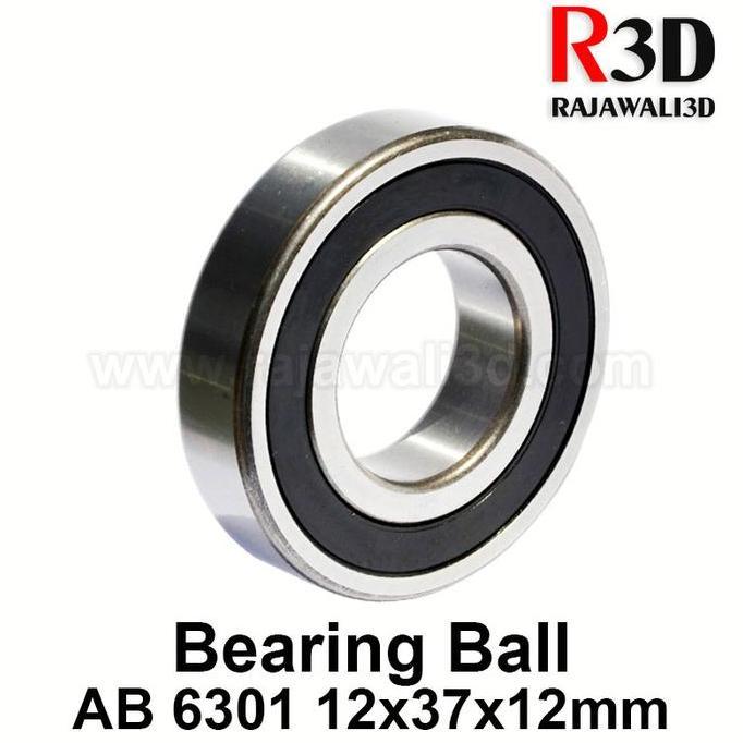 Ball Bearing Ab 6301Rs 6301 Rs 12X37X12Mm Od 37Mm Id 12Mm