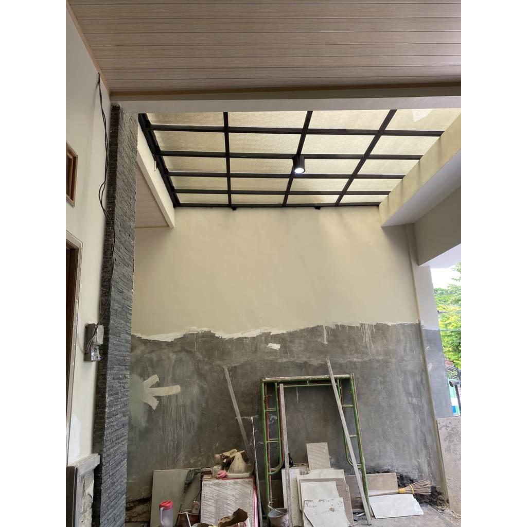 Kanopi Solarflat Forst Bronze Surabaya 3mm Transparan