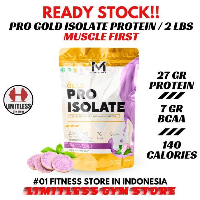 M1 MUSCLE FIRST PRO GOLD ISOLATE 2 LBS LB 2LBS 2LB M1NUTRITION