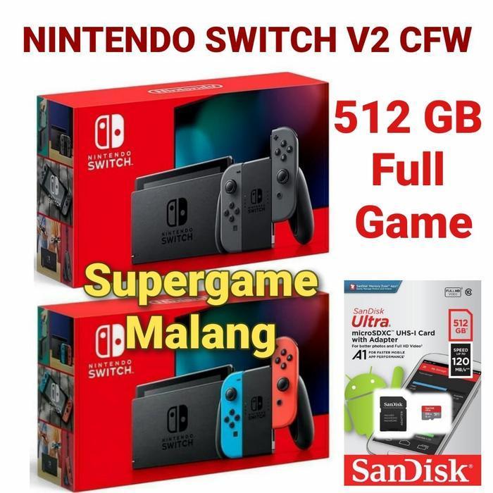 NINTENDO SWITCH CFW V2 NEON GREY HEN V 2 ORIGINAL DAN TERPERCAYA