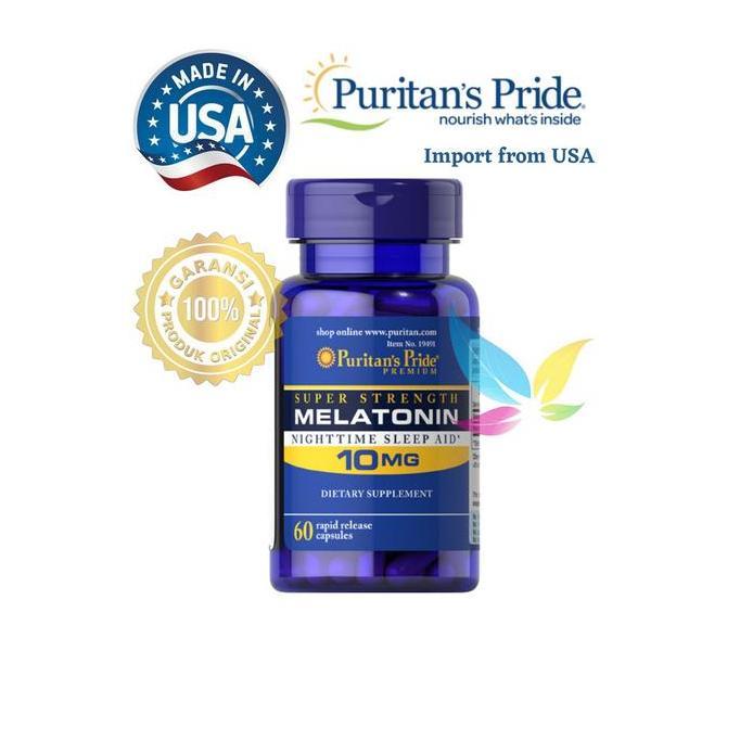 Puritan Pride Melatonin 10 mg 120 Softgel