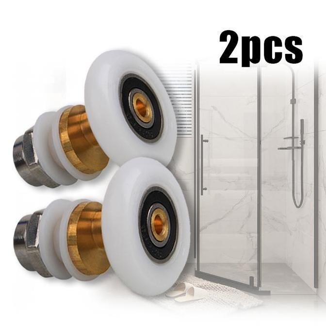 Roda Shower Box Roda Sliding Pintu Kamar Mandi Roda Shower Roller Pintu Shower 2pcs 25mm