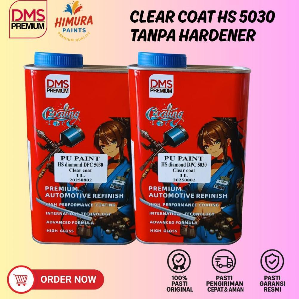 CLEAR COAT HS DMS PREMIUM / HANYA CLEAR / HARDENER SAJA (CLEAR & HARDENER DI JUAL TERPISAH)