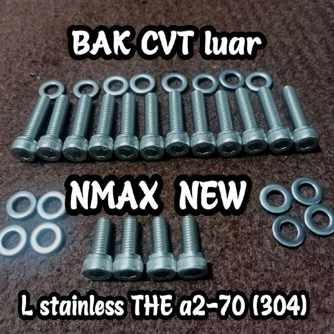 Mure- Baut Bak Cvt Nmax Old Stainless