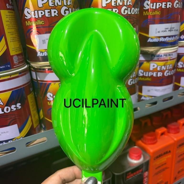Cat Lime Green PU Solid/Cat Hijau Ninja Kawasaki
