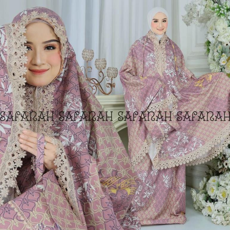 CUCI GUDANG Mukena Dewasa Terbaru katun Motif Premium