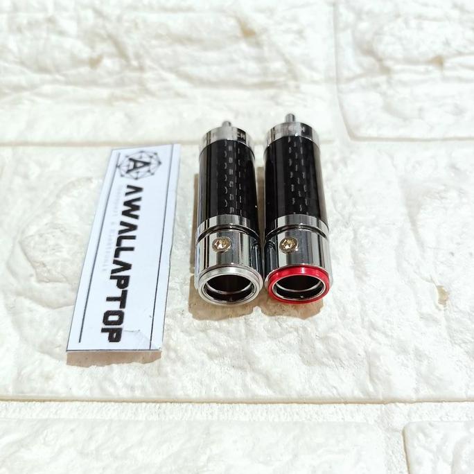 Jack Rca Furutech Male Rca Connector Carbon Rhodium Furukawa