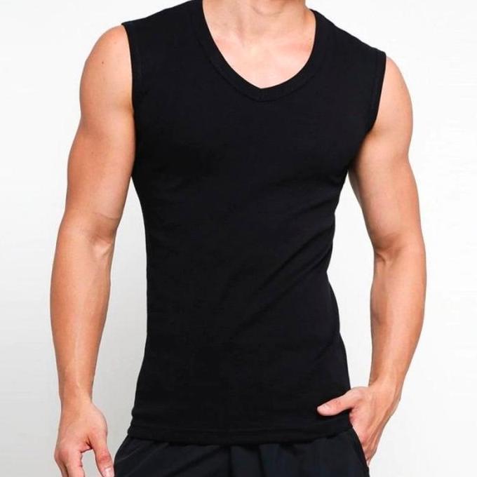 Boxy- Isi 1 Pcs Kaos Dalam Pria Tank Top Croile 815 W V-Neck Random Atasan
