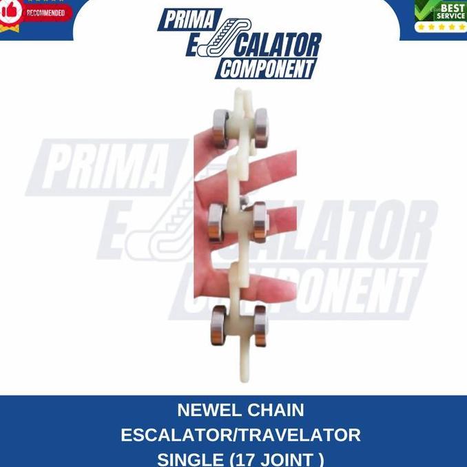 NEWEl CHAIN SINGLE  17 JOINT BEARING ESCALATOR /  DEFLECTING CHAIN SINGLE / ROLLER BALUSTRADE